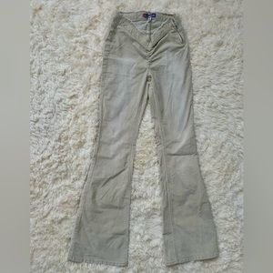 NWT - Urban Outfitters Velvet Ruched V-front Flare Pant